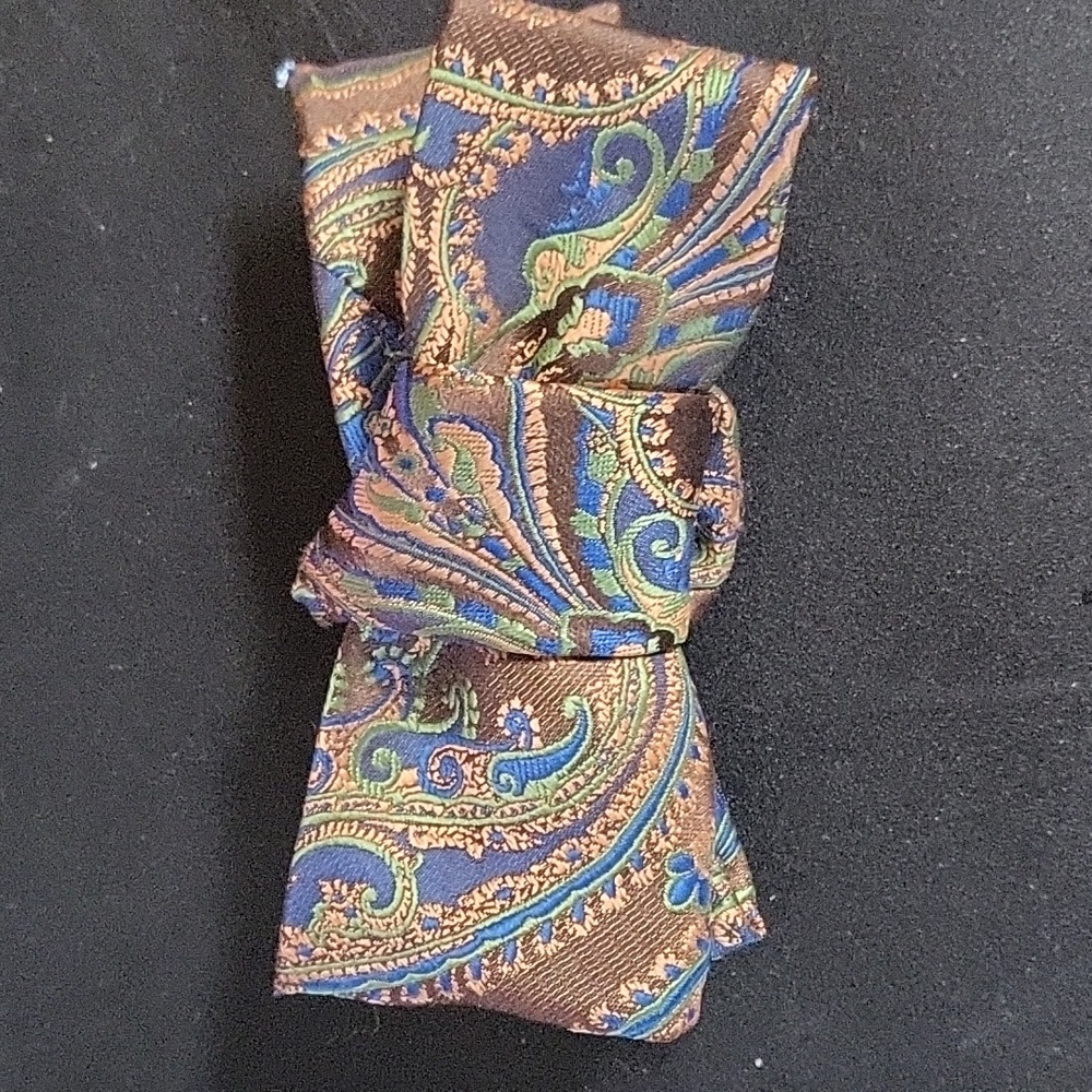 Crewcuts Red and Blue Bow Accessories with Luxurious Paisley Pattern